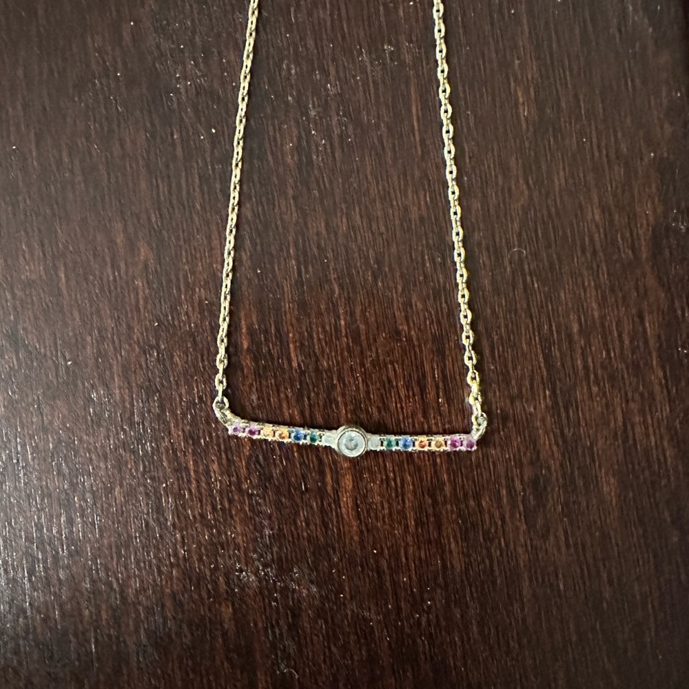 ⭐️3/$20 Multicolor bar necklace 🌈
